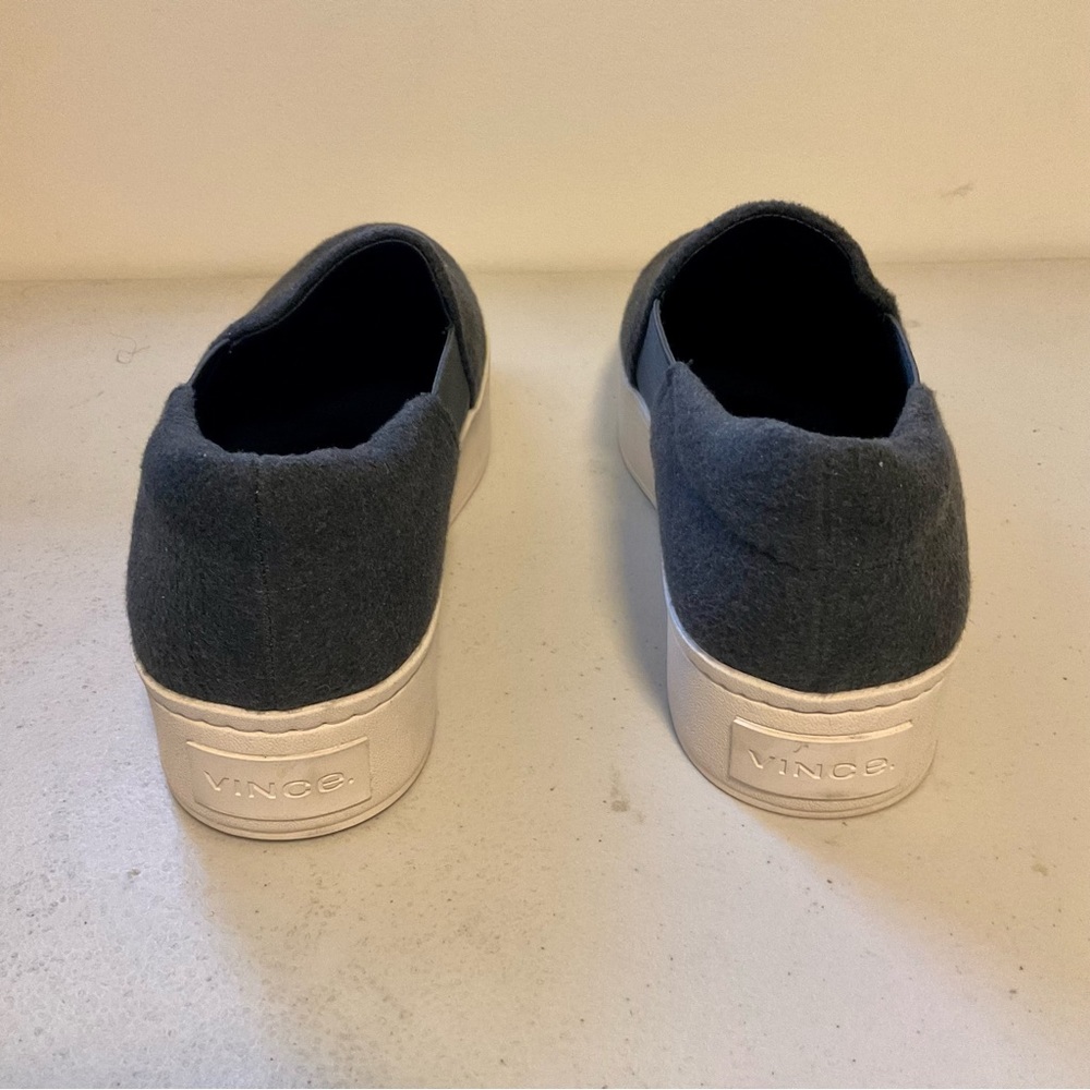 Vince Charcoal Slip-On Sneakers - Picture 4 of 9